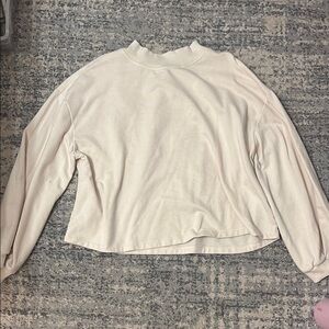 Women's Beige Long Sleeve Top